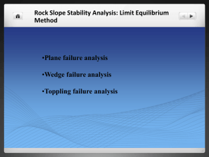 Rock Slope failure