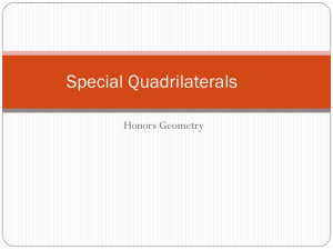 Classifying Quadrilaterals PPT