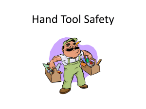 Tool Safety Presentation