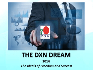 DXN Dream - WordPress.com