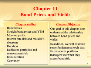 Bond Prices and Yields