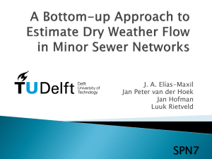 A Bottom-up Approach to Estimate Dry Weather Flow in Minor Sewer