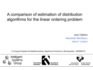Solving Permutation Problems with Estimation of Distribution