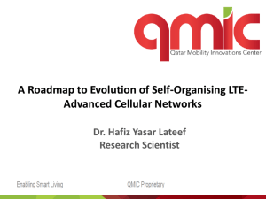 A Roadmap to Evolution of Self-organising LTE