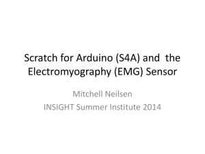 Electromyography (EMG) Sensor