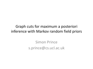 Graph cuts for maximum a posteriori inference with Markov random
