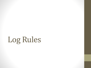 Log Rules