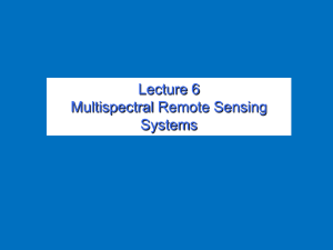 lecture-7 Multispectral systems
