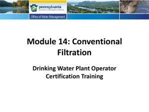 Conventional Filtration PPT Slides