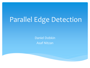 Parallel Edge Detection - Guy Tel-Zur