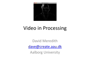 Video in Processing