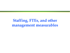 Clinical staffing