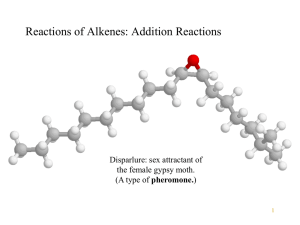 Chem 331, Chapter 6: Reactions of Alkenes: Addition Reactions