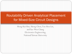 Routability Driven Analytical Placement for Mixed