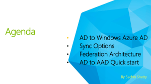 Deploying Active Directory in Windows Azure