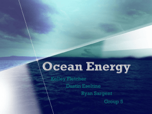 Ocean Energy - MyWeb at WIT