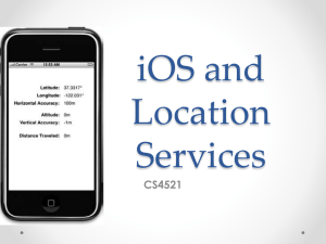 iOS and LoCation Services