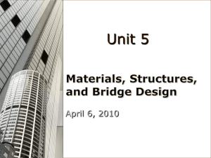 Materials, Structures, and Bridge Design