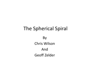 The Spherical Spiral