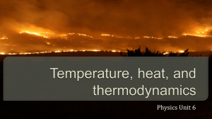 06-Temperature, Heat, and Thermodynamics