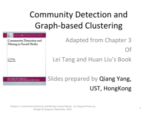 Slides for lecture-2 (overview of community detection algorithms)
