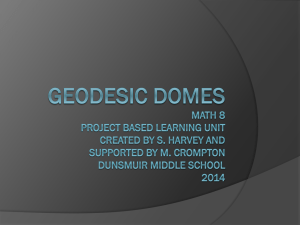 Geodesic Domes - Miss S. Harvey