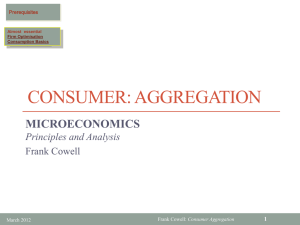 The consumer: aggregation