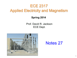 notes 27 2317 Magnetic Field and Ampere`s Law