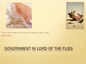 LOTF Seminar Government In lord of the flies