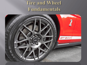 Tire, Wheel, and Wheel Bearing Fundamentals