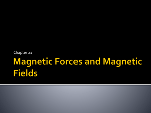 Magnetic Forces and Magnetic Fields