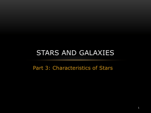 Stars and Galaxies part 3