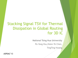 Stacking Signal TSV for Thermal Dissipation in Global Routing for