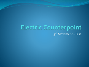 Electric Counterpoint - St Peters Music Department