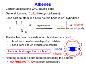 Alkenes and Alkynes