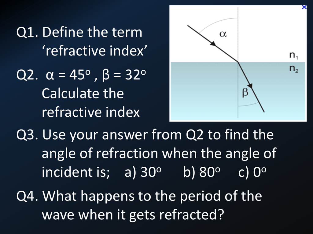 how to find critical angle