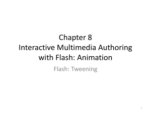 Flash Animation Tweening & Masking