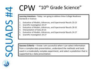 10th Grade Science PPT