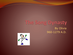 The Song Dynasty