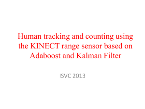 Human tracking and counting using the KINECT range sensor