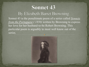 Sonnet 43 - English Language and Literature