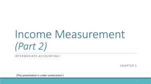 Income Measurement (2) PowerPoint