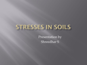 Stresses in soils - Se civil engineering