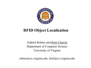 RFID Object Localization