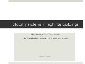 Stability systems in high rise buildings