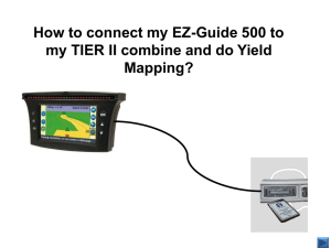EZ-Guide 500 - Connecting EZ