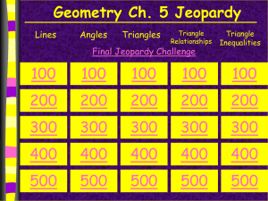 Chapter 5 Jeopardy Review