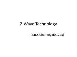 Z-Wave Technology(Chaitanya PSRK