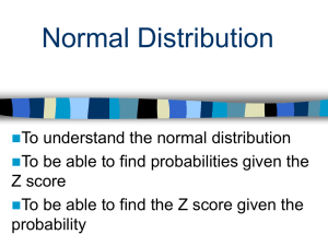 Normal distribution 1