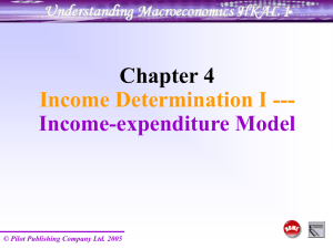 Ch 4 Income-expenditure model